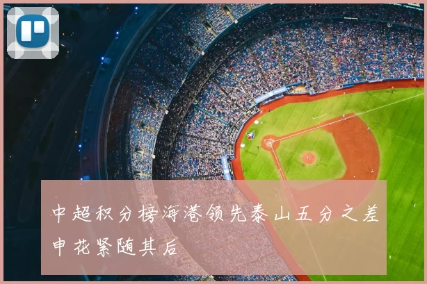 中超积分榜海港领先泰山五分之差申花紧随其后